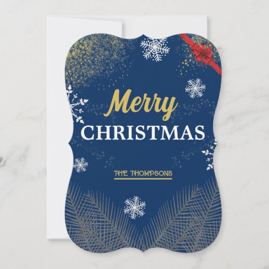 雪モダン片金ゴールドグリッター (正面)