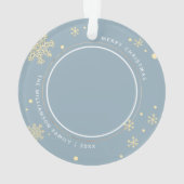 雪モダン片2枚 オーナメント (裏面)