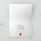 雪モダン片 |休日の挨拶 シーズンカード (内部)