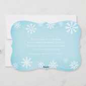 雪モダン片 |医療シーズンの挨拶 シーズンカード (裏面)