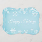 雪モダン片 |医療休暇案内 シーズンカード (正面/裏面)