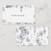 雪モダン片 名刺 (正面/裏面)