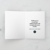 雪モダン片 |年賀状 シーズンカード (内部)