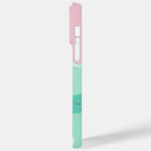 雪モダン盤の冬のスキーパーソナライズされた場 Case-Mate iPhoneケース (裏面 / 左)