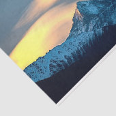 雪ユニークに覆われた山々 薄葉紙 (詳細)
