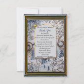 雪ユニーク片フェスティバルありがとう 出欠カード (正面)