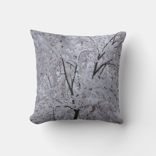 雪ラデンの木 クッション (正面)