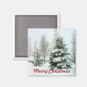 雪ラデン木目聖降誕祭 マグネット (正面/裏面)