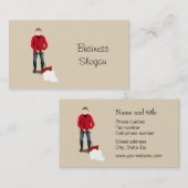 雪上げサービス 名刺 (正面/裏面)