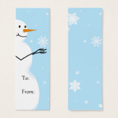 雪上ギフトラベル (正面&裏面)