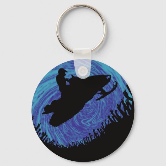 雪上移動センター キーホルダー (正面)