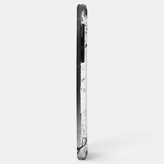 雪上車用アメリカ国旗黒 Case-Mate iPhoneケース (裏面/左)