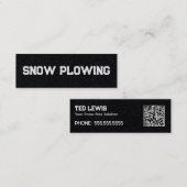 雪下QR スキニー名刺 (正面/裏面)