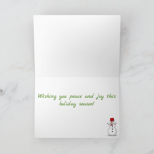 雪中のドイツのシェパード犬ランニング二匹の救出 カード (内部)