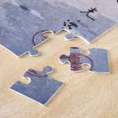 雪中増上寺土屋光一 ジグソーパズル (側面)