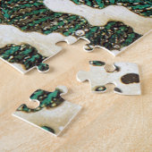 雪中錦鶏図, 若冲 Pheasant in The Snow, Jakuchū ジグソーパズル (側面)