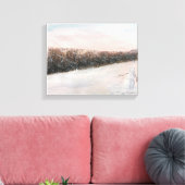 雪人用水彩画 キャンバスプリント (インサイチュ (リビング))