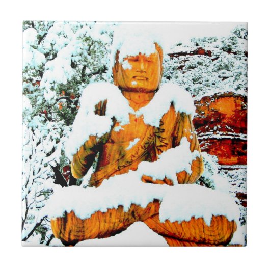雪仏瓦 タイル (正面)