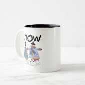 雪仲間Tシャツ&ギフト ツートーンマグカップ (正面左)