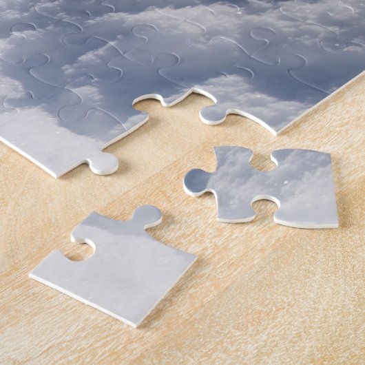 雪伝統的の中の木製の客室 ジグソーパズル (側面)