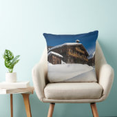 雪伝統的中の木の戸棚 クッション (椅子)