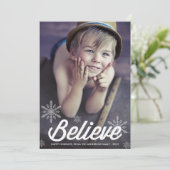 雪信じ片 |ホリデーカード シーズンカード (スタンド正面)