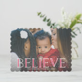 雪信じ |ホリデーカード シーズンカード (スタンド正面)