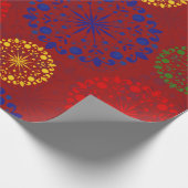 雪像シンプルの質感 ラッピングペーパー (角)