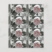 雪凍っていバラスケッチ紙シート (裏面)