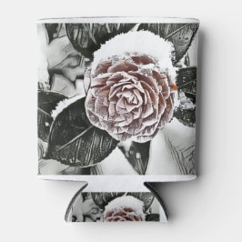 雪凍っていバラスケッチ 缶クーラー