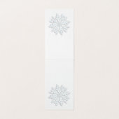 雪凍ってい片の冬の結婚式のテーブル番号 (内部フラット)