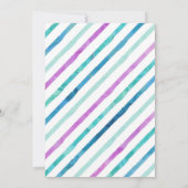 雪凍ってい片招待状 招待状 (裏面)