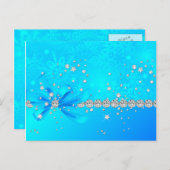 雪凍ってい片 ポストカード (正面/裏面)