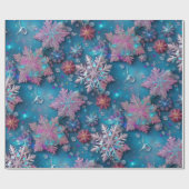 雪凍ってい片 ラッピングペーパー (フラット)