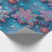 雪凍ってい片 ラッピングペーパー (角)