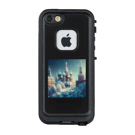 雪化粧のクレムリン LifeProof iPhoneケース (裏面)