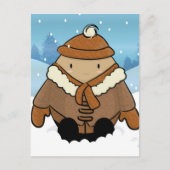 雪卵はがき ポストカード (正面)