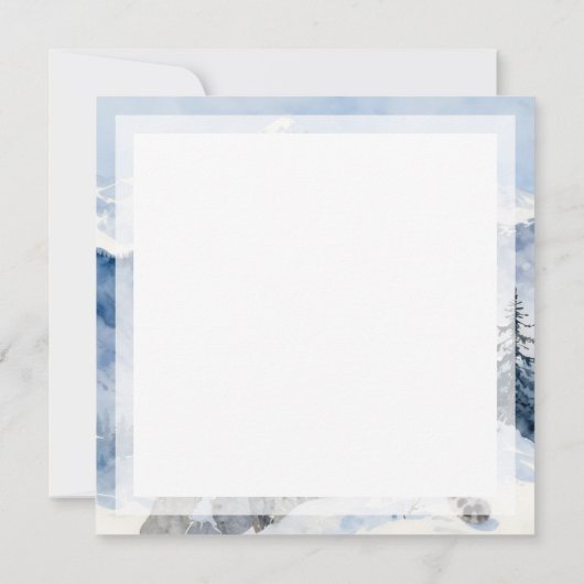 雪原のユキヒョウ カード (裏面)
