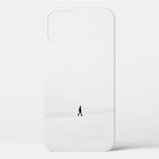 雪原の人歩く Case-Mate iPhoneケース (裏面)