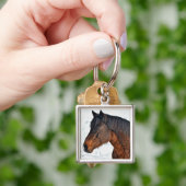 雪原の冬馬3 キーホルダー (手)