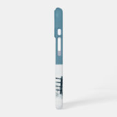 雪原の幾何学 iPhone 16ケース (左側面)