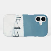 雪原の幾何学 iPhone 16ケース (裏面横)