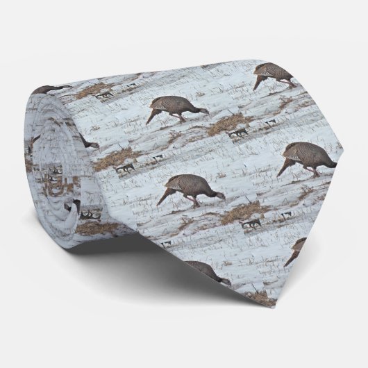 雪原の野生のトルコ ネクタイ (ロール)