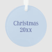 雪合戦パーソナライズされた雪だるま動物カスタム オーナメント (裏面)