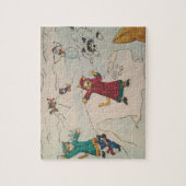 雪合戦 ジグソーパズル (縦)