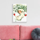 雪合戦（ハリソン・フィッシャー著） キャンバスプリント (インサイチュ (リビング))