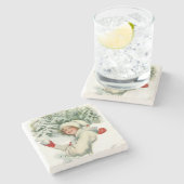 雪合戦（ハリソン・フィッシャー著） ストーンコースター (横)