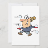 雪合戦 招待状 (正面)