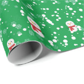 雪合戦、雪人 ラッピングペーパー (ロールコーナー)