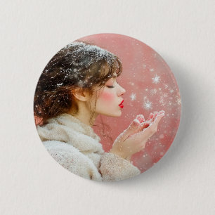 雪吹片 缶バッジ